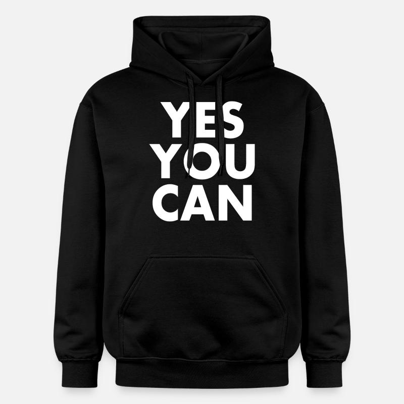 Yes you can - Sweat à capuche Softstyle® Gildan Unisexe - noir