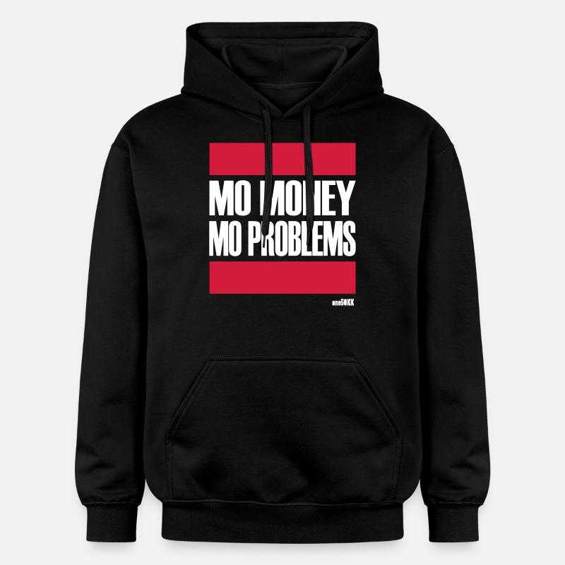 PROBLÈMES PLUS PLUS D'ARGENT - Sweat à capuche Softstyle® Gildan Unisexe - noir