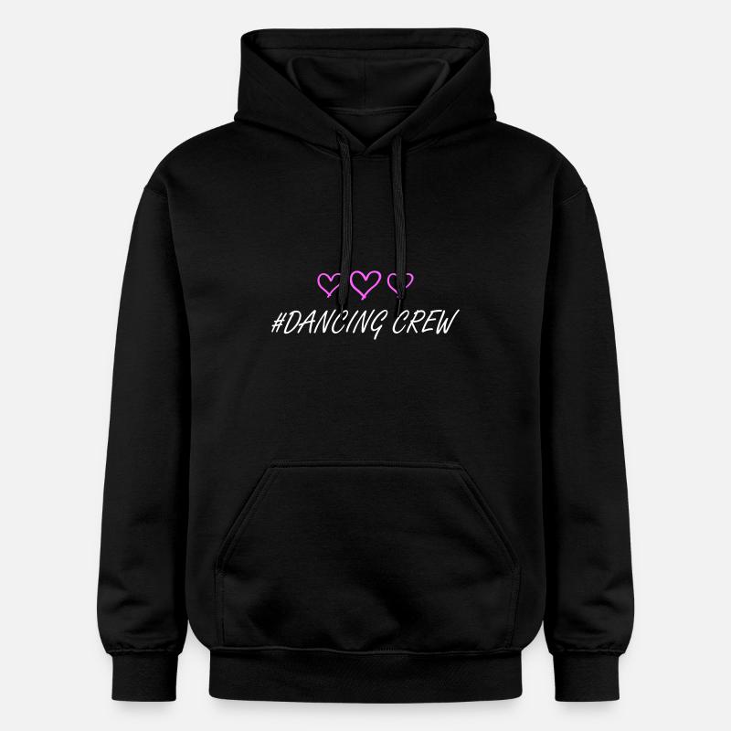 Coeurs d’équipage dansant - Sweat à capuche Softstyle® Gildan Unisexe - noir