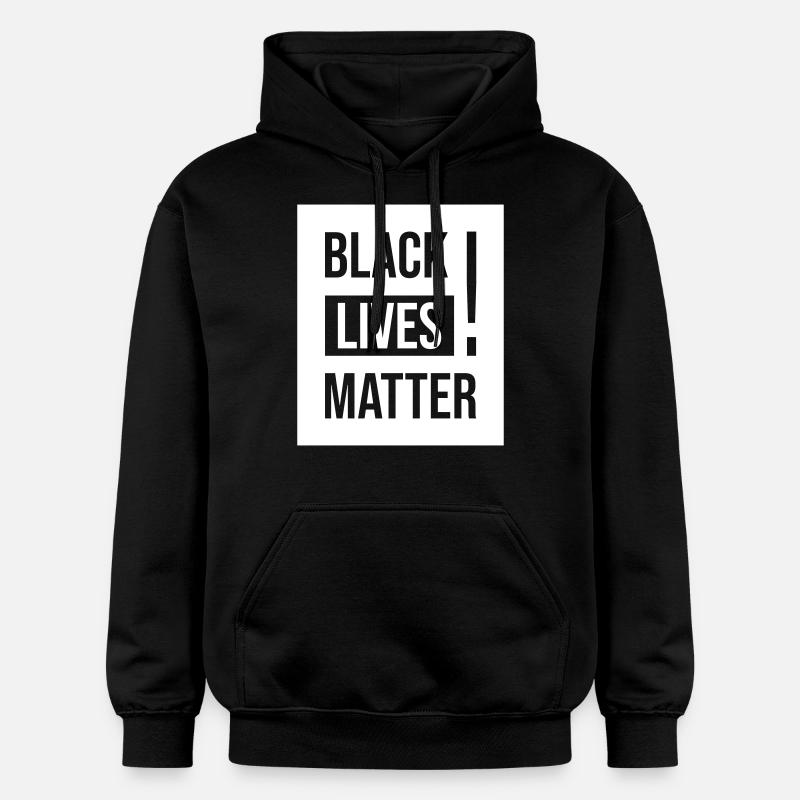 Manifestation Black Lives Matter - Sweat à capuche Softstyle® Gildan Unisexe - noir