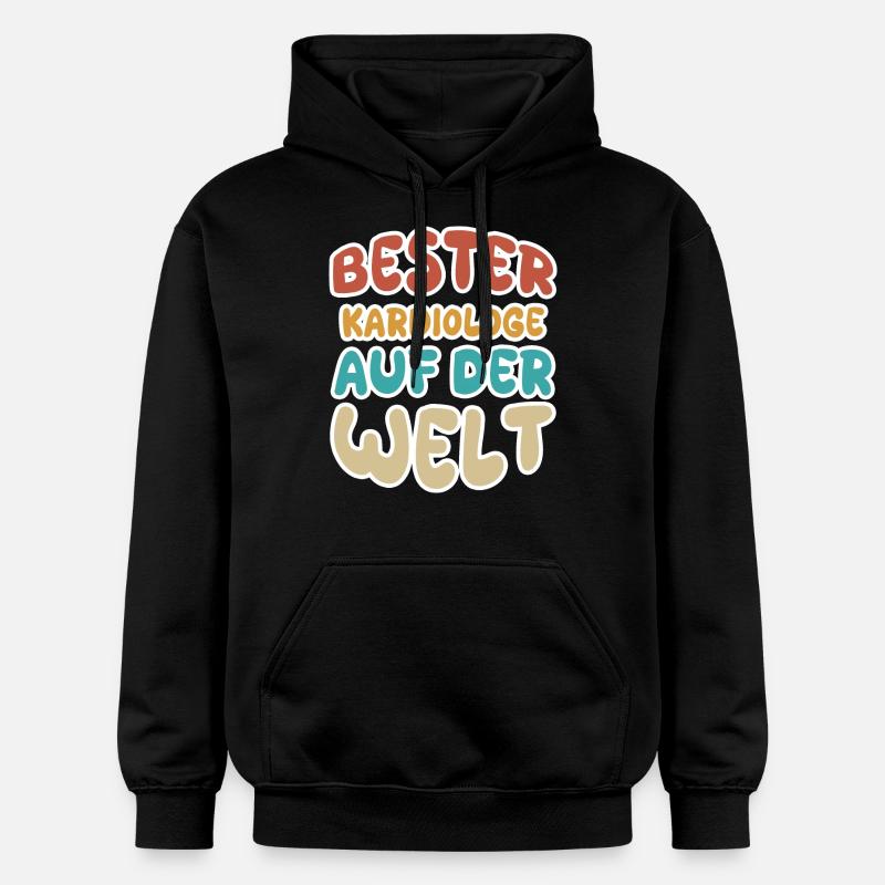Cardiologue comme vocation - Sweat à capuche Softstyle® Gildan Unisexe - noir