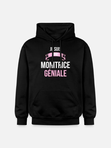 je suis une Monitrice - Sweat à capuche Softstyle® Gildan Unisexe - noir