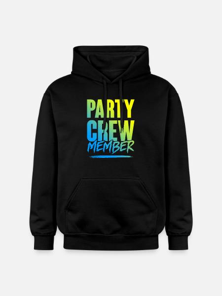 Party Crew - Gildan Unisex Softstyle® Midweight Hoodie - Schwarz