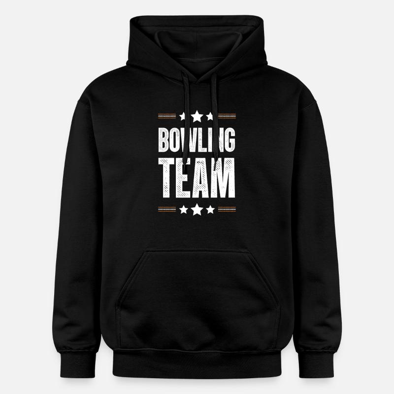 Équipe de bowling - Sweat à capuche Softstyle® Gildan Unisexe - noir