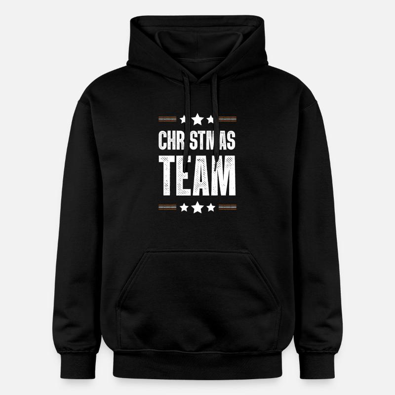 L’équipe de Noël - Sweat à capuche Softstyle® Gildan Unisexe - noir