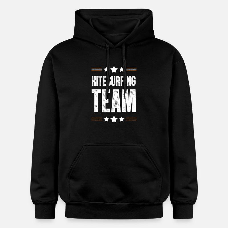 Équipe de kitesurf - Sweat à capuche Softstyle® Gildan Unisexe - noir
