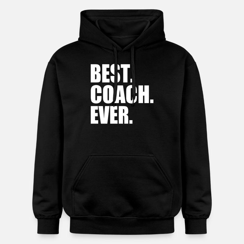 Best coach ever - Sweat à capuche Softstyle® Gildan Unisexe - noir