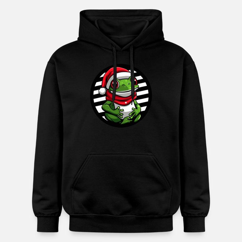Grenouille Noël Noël - Sweat à capuche Softstyle® Gildan Unisexe - noir