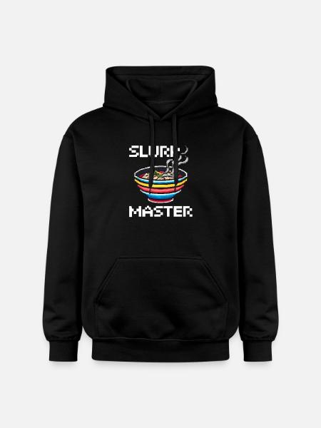 Pixel Art Ramen - Gildan Unisex Softstyle® Midweight Hoodie - black