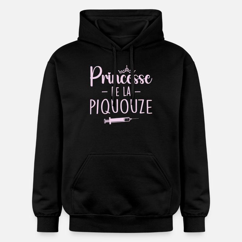 Princesse De La Piquouze - Sweat à capuche Softstyle® Gildan Unisexe - noir