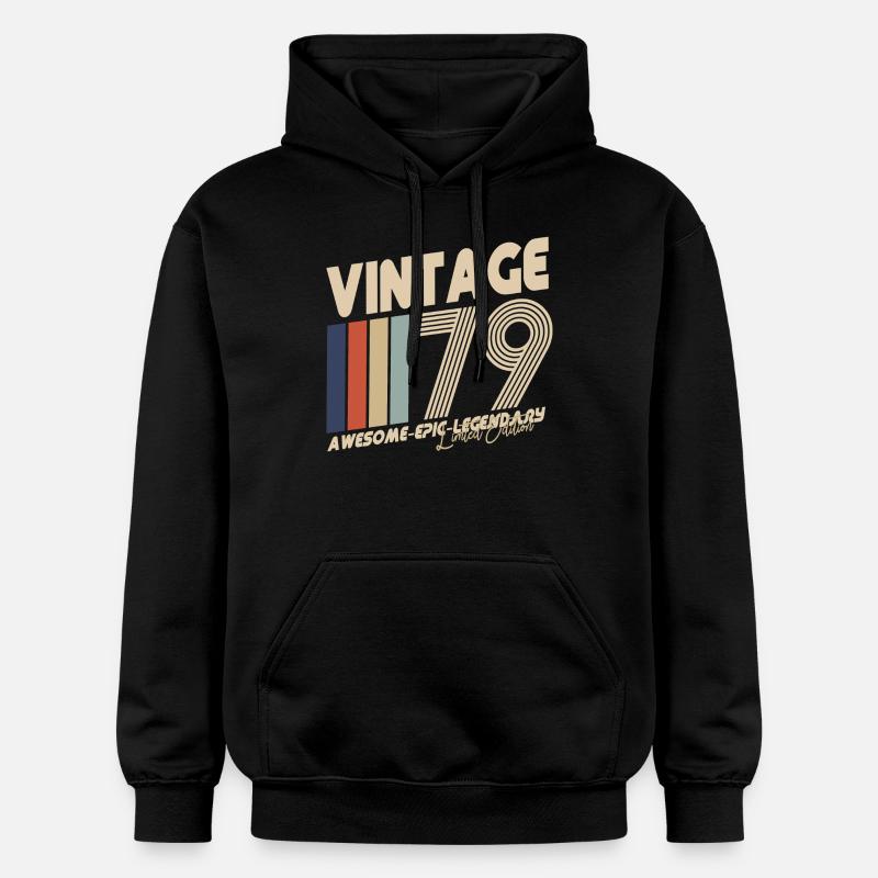 1979 - Sweat à capuche Softstyle® Gildan Unisexe - noir