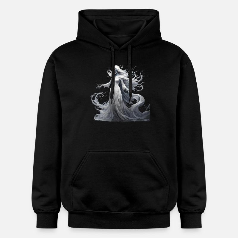 Gruseliges Halloween-partykostüm Banshee - Sweat à capuche Softstyle® Gildan Unisexe - noir