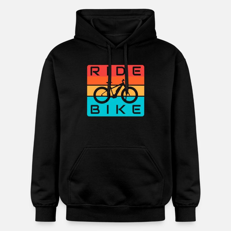 BALADE À VÉLO - Sweat à capuche Softstyle® Gildan Unisexe - noir