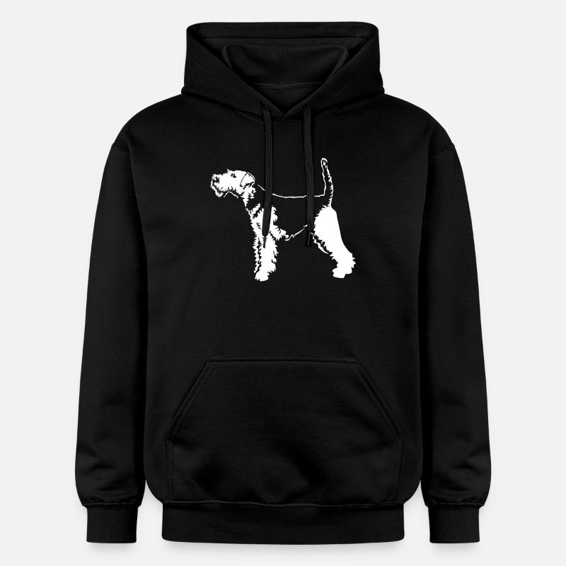 Welsh Terrier « Black Edition » - Sweat à capuche Softstyle® Gildan Unisexe - noir
