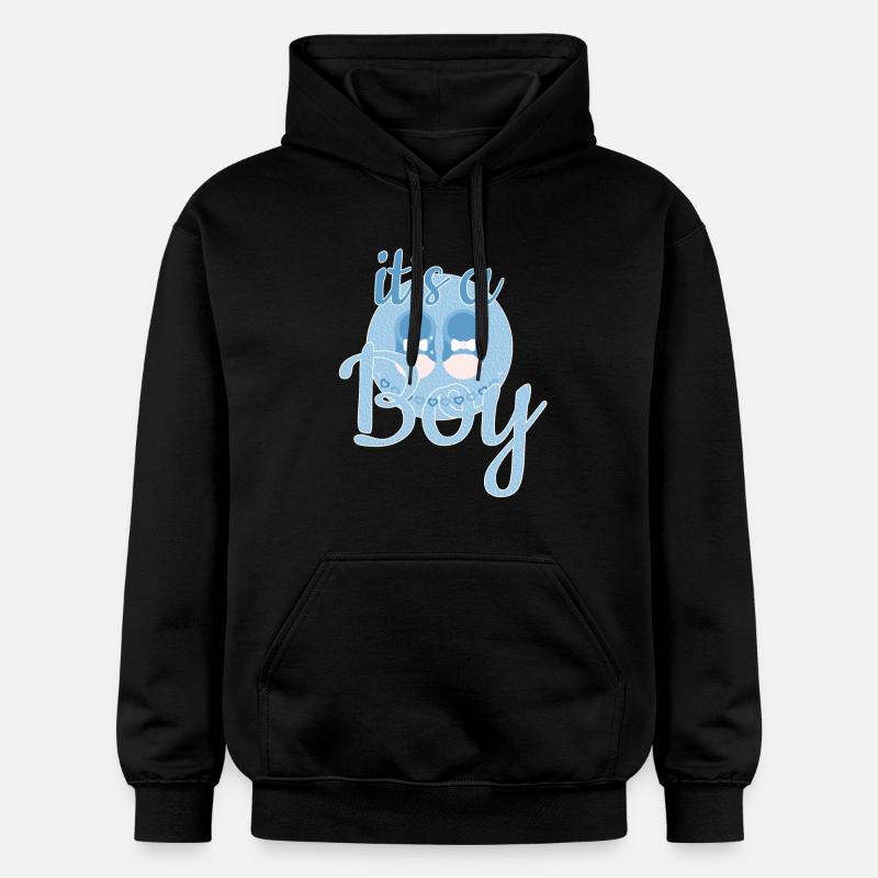 Cadeau Bébé Garçon - Sweat à capuche Softstyle® Gildan Unisexe - noir
