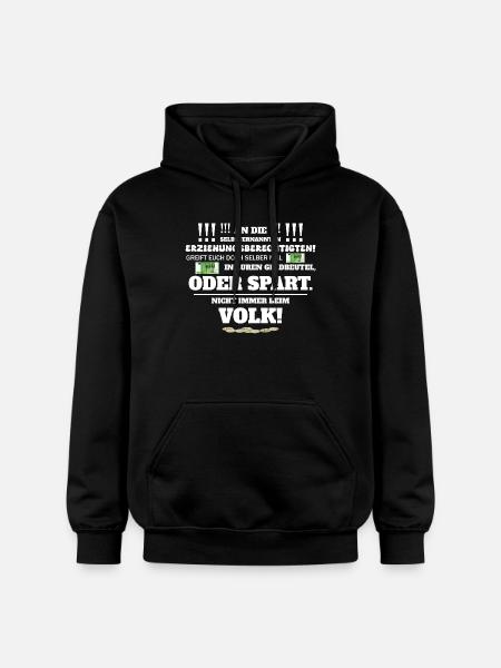 Not always by the people - Gildan Unisex Softstyle® Midweight Hoodie - black
