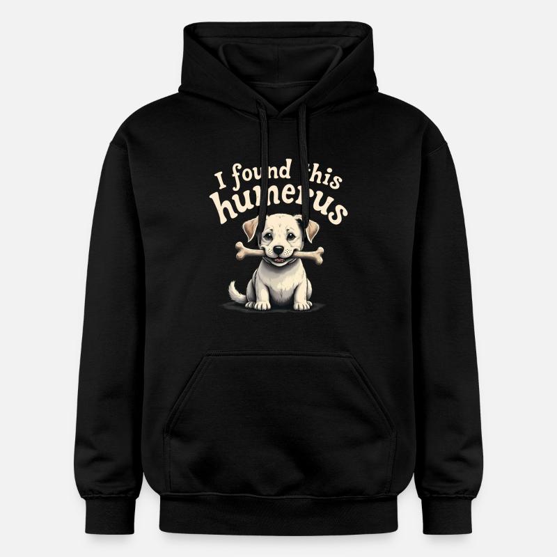 J’ai trouvé cet humérus - Sweat à capuche Softstyle® Gildan Unisexe - noir