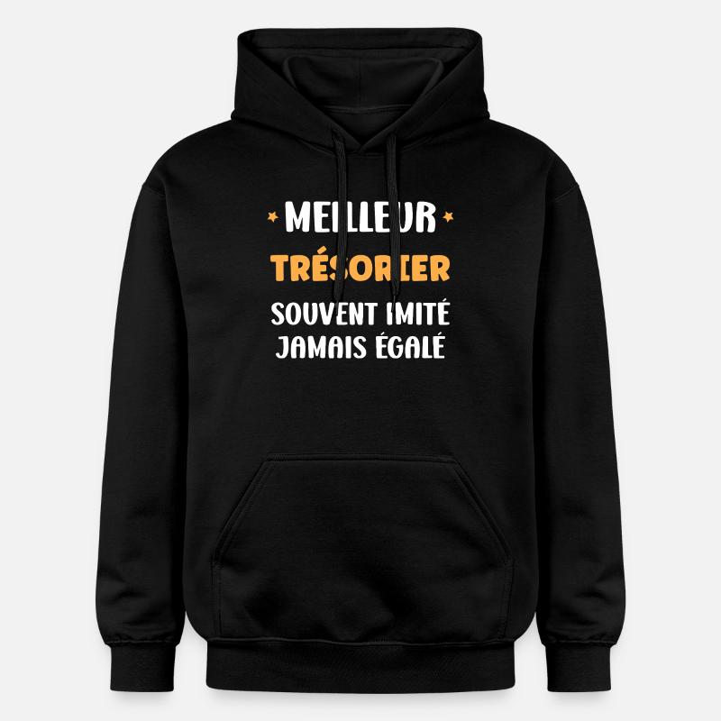 Bester Schatzmeister Immer Einzigartig - Gildan Unisex Softstyle® Midweight Hoodie - Schwarz