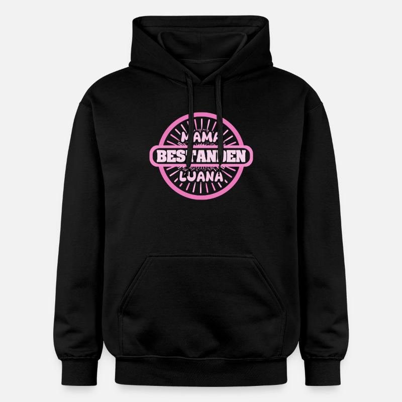 Luana comme prénom - Sweat à capuche Softstyle® Gildan Unisexe - noir