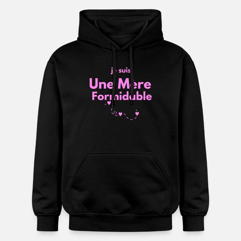 Mère Formidable  - Sweat à capuche Softstyle® Gildan Unisexe - noir