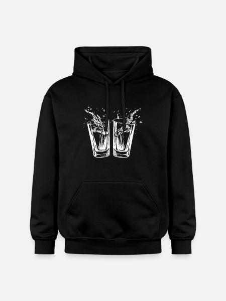 Tequila Verre d’alcool - Sweat à capuche Softstyle® Gildan Unisexe - noir