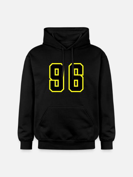 96 Number Leotard - Gildan Unisex Softstyle® Midweight Hoodie - black