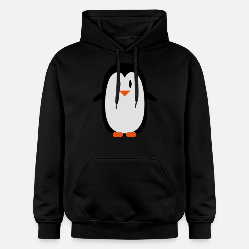 pinguine_c3 - Sweat à capuche Softstyle® Gildan Unisexe - noir