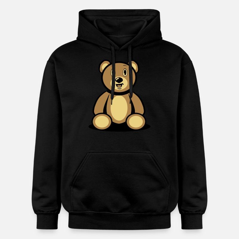 Ours moins sucrés - Sweat à capuche Softstyle® Gildan Unisexe - noir