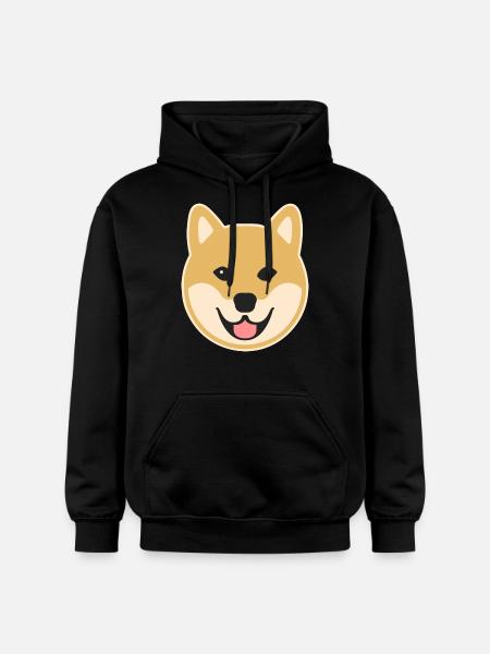 Shiba Inu - Gildan Unisex Softstyle® Midweight Hoodie - black