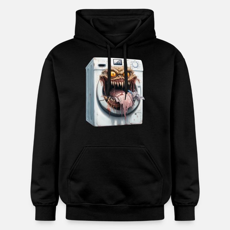 Machine à Laver Démoniaque - Sweat à capuche Softstyle® Gildan Unisexe - noir