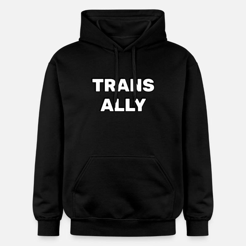 Allié trans - Sweat à capuche Softstyle® Gildan Unisexe - noir