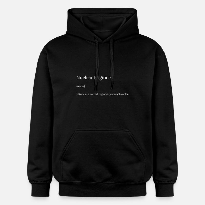 Nuclear Engineer - Gildan Unisex Softstyle® Midweight Hoodie - black