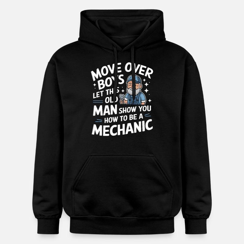 Mécanicien Atelier mécanique - Sweat à capuche Softstyle® Gildan Unisexe - noir