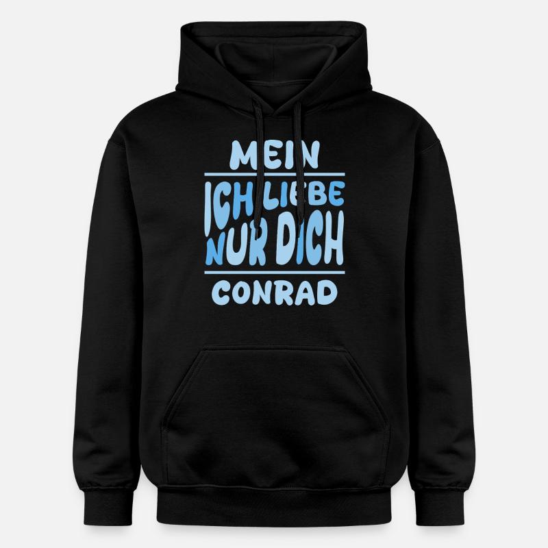 Cadeau pour Conrad - Sweat à capuche Softstyle® Gildan Unisexe - noir