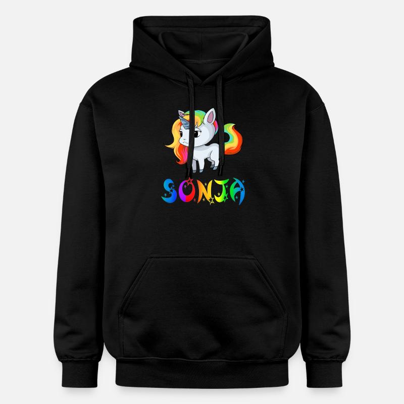 Sonja Einhorn - Sweat à capuche Softstyle® Gildan Unisexe - noir