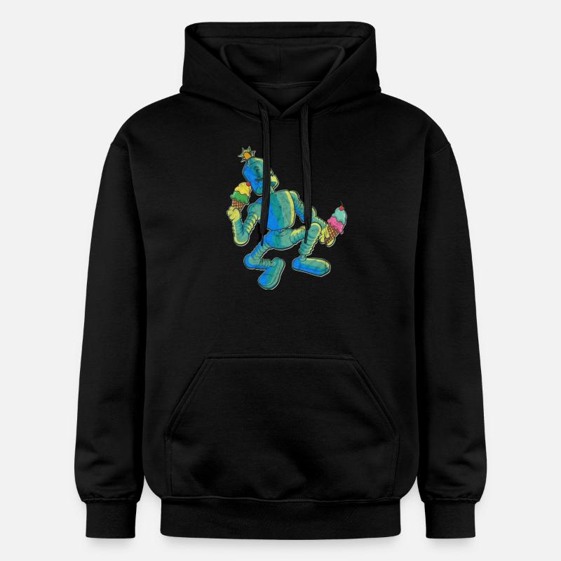 Enfants de glace Robot - Sweat à capuche Softstyle® Gildan Unisexe - noir