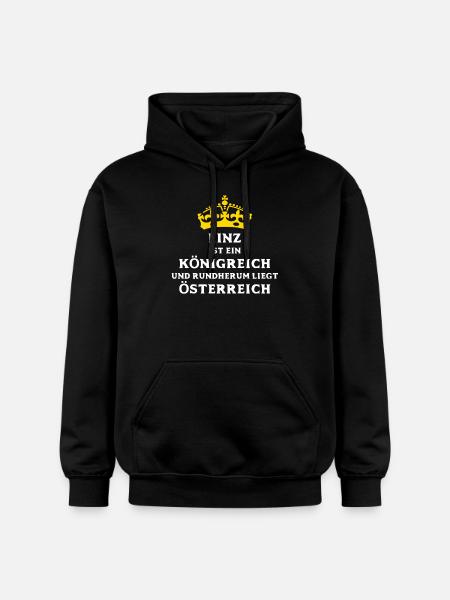 LINZ - Gildan Unisex Softstyle® Midweight Hoodie - Schwarz