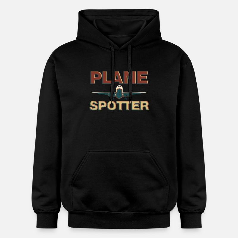 planespotter - Sweat à capuche Softstyle® Gildan Unisexe - noir