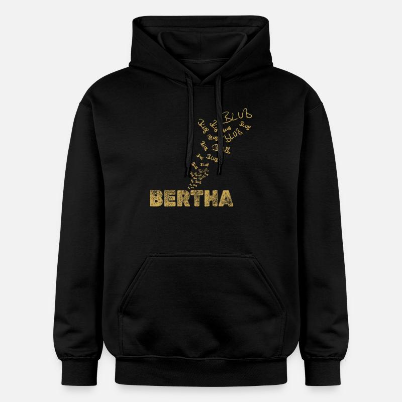 Bertha comme bateau - Sweat à capuche Softstyle® Gildan Unisexe - noir