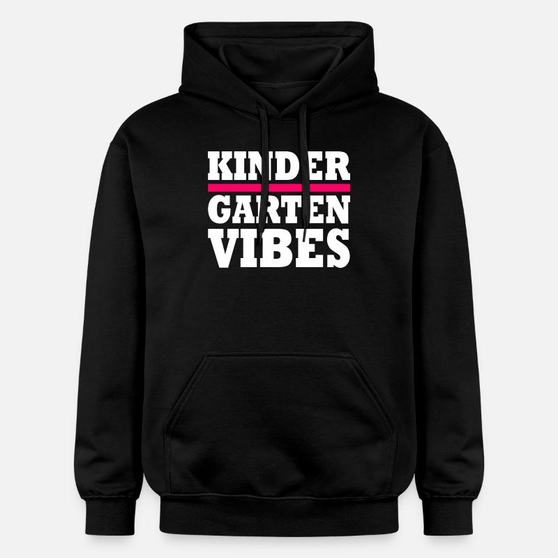 kindergarten vibes - Sweat à capuche Softstyle® Gildan Unisexe - noir