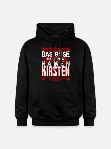 KIRSTEN - böse - Gildan Unisex Softstyle® Midweight Hoodie - Schwarz