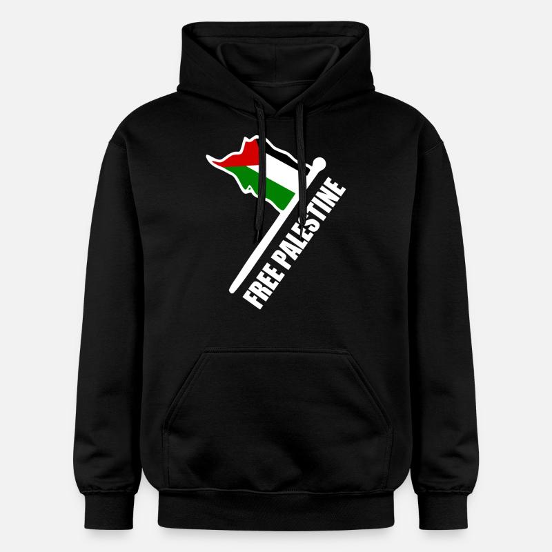 Free palestine - Sweat à capuche Softstyle® Gildan Unisexe - noir