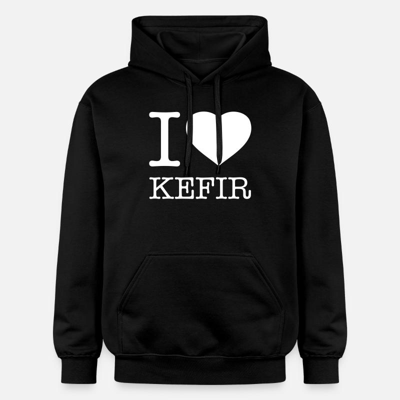 I LOVE KEFIR - Sweat à capuche Softstyle® Gildan Unisexe - noir