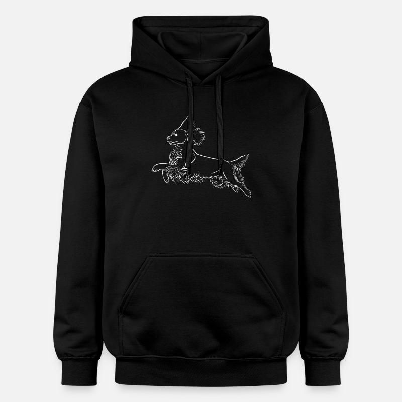 Springer Spaniel - Sweat à capuche Softstyle® Gildan Unisexe - noir