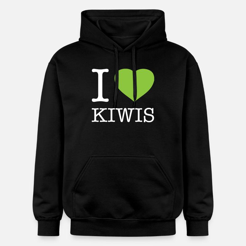 J’ADORE LE KIWI - Sweat à capuche Softstyle® Gildan Unisexe - noir
