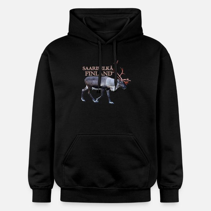 Saariselka - Sweat à capuche Softstyle® Gildan Unisexe - noir