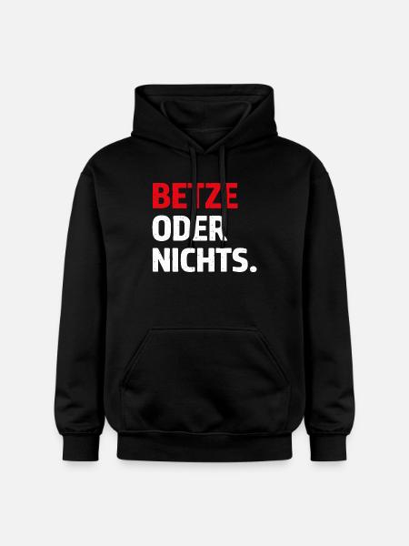 Betze oder nichts – Kaiserslautern Statement Shirt - Gildan Unisex Softstyle® Midweight Hoodie - Schwarz