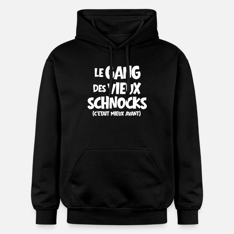 sénior, retraité, retraitée - Sweat à capuche Softstyle® Gildan Unisexe - noir