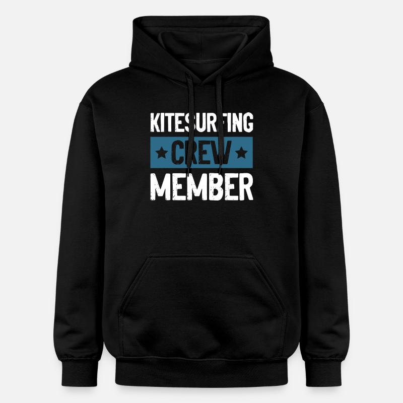 Équipe de kitesurf - Sweat à capuche Softstyle® Gildan Unisexe - noir