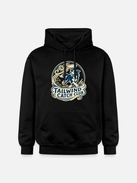 TAILWIND CATCH CLUB Dog - Gildan Unisex Softstyle® Midweight Hoodie - black